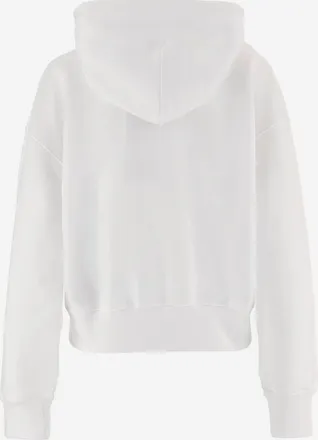Gucci Womens Cotton Sweatshirt With Logo Print White Top