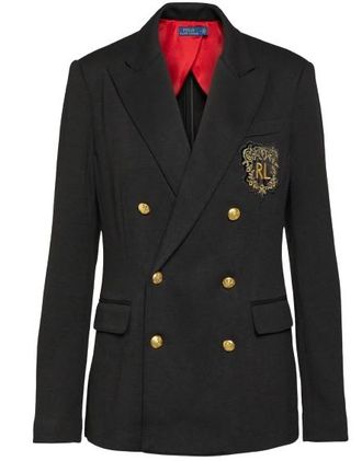Ralph Lauren Polo Ralph Lauren Black Double-Breasted Classic Blazer Size XXS