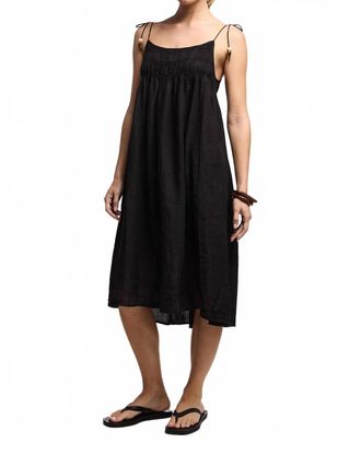 Velvet Teresa Midi Dress In Black