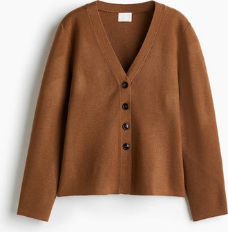 H&M Gestrickter Cardigan - Beige
