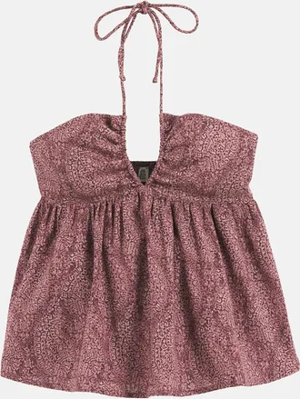 La Redoute Collections Bustier top met kasjmierprint