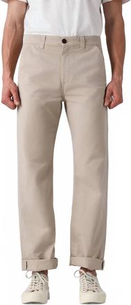 C.O.F. STUDIO Fatigue Double Twisted Twill Pants In Sand