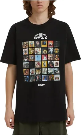 HUF Soulsville USA T-Shirt - Heren - T-shirts - Zwart - S - Katoen - Tops