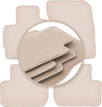 OEM Alfombrillas Premium Beige Para: Mitsubishi Outlander Iii Suv 2012