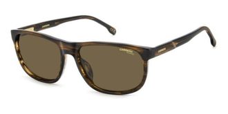 Carrera C FLEX 08/G/S Asian Fit Polarized EX4/SP Mens Sunglasses Brown Size 58