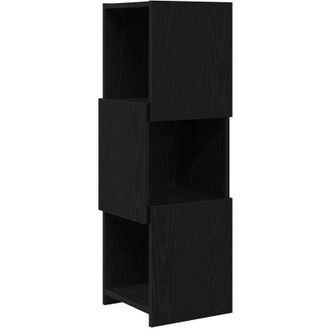 vidaXL Armario De Esquina Roble Negro 30,5x30x95cm Vidaxl