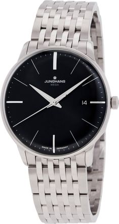Junghans Meister Mega Quartz Anthracite Dial Watch 58/4503.46
