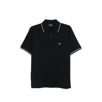 Emporio Armani Stripe-trim Polo Shirt