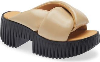 4CCCCees Plia Anda Platform Sandal in Skin at Nordstrom, Size 7.5Us
