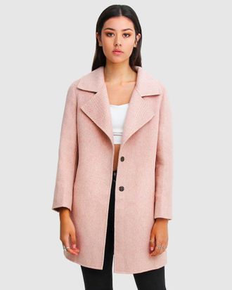 Belle & Bloom Ex-Boyfriend Wool Blend Oversized Jacket