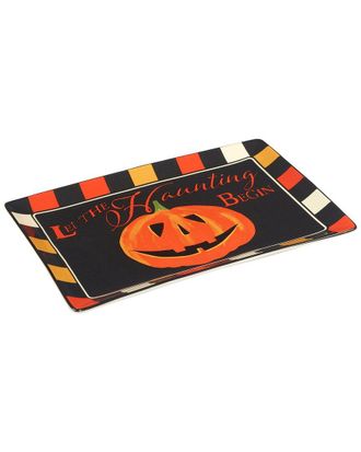 Certified International Spooky Halloween Rectangular Platter