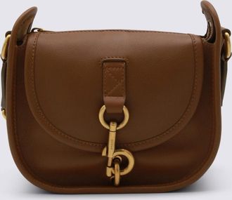 Burberry Brown Leather Shoulder Bag