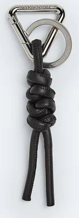 Bottega Veneta Triangle Key Ring - Black - Man - U