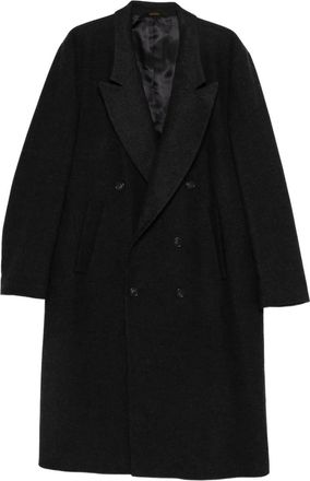 Paura Enea double-breasted coat - men - Virgin Wool - L - Grey