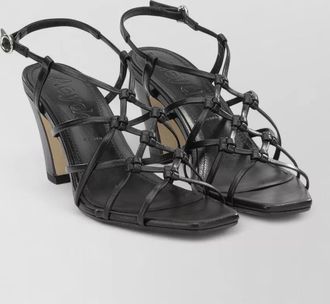 Aeyde acacia 75mm cone heel strappy sandals