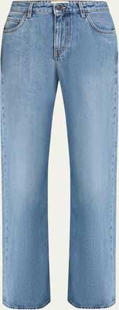 The Row Eglitta Straight Leg Washed Jeans