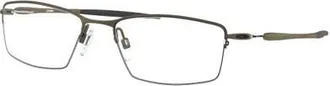 Oakley 56mm Rectangle optical glasses in Grey at Nordstrom
