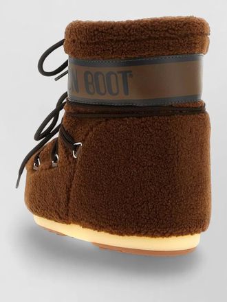 Moon Boot fleece ankle boots