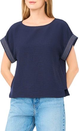 Halogen Stitch Cuff Top in Classic Navy at Nordstrom Rack, Size X-Small