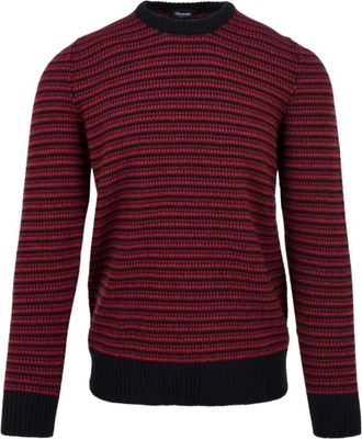 Drumohr Heren Truien - Heren - Ronde hals truien - Rood - S - Truien & Vesten