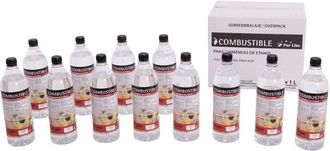 Purline Combustible Natural Liquido 12 Botellas 1l Liq-12b