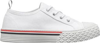 Thom Browne White Lace-up Sneakers