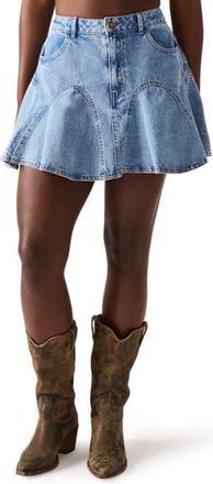Steve Madden Melany Denim Miniskirt in Forever Blue at Nordstrom Rack, Size 24