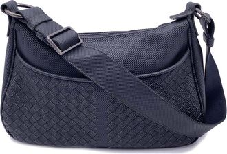Bottega Veneta Black Cotton Shoulder Bag (Authentic Pre-Loved)