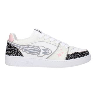 Enterprise Japan White Leather Trainers Sporty Glam
