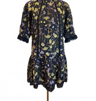 Entro Womens Floral Dress In Black