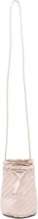 Dragon Diffusion Bucket Bags, female, Beige, Size: ONE SIZE Pompom Double Jump Bag
