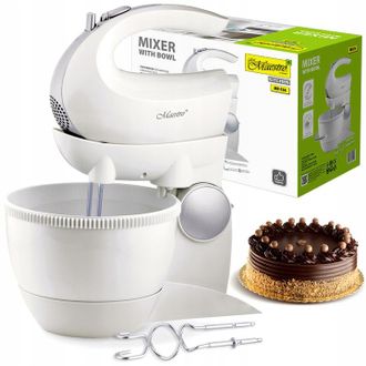 OEM Potente Batidora De Cocina Maestro Con Bol Giratorio, 5 Velocidades Turbo, 600 W