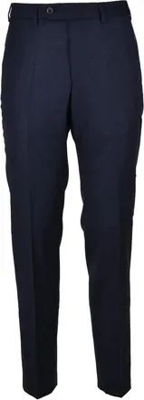 Digel Tailored Blue Trousers with Classic Design and Refined Texture