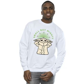 Star Wars Heren The Mandalorian Klein Maar Machtig Grogu Sweatshirt (Wit)