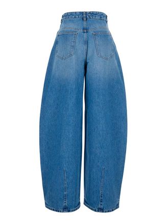 Jacquemus Womens Jeans Le De-Nimes Ovalo Blue Cotton