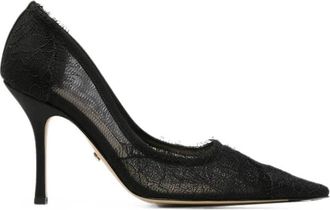Mach & Mach Puntige Stiletto Hakken - Dames - Pumps - Zwart - 39 EU - Schoenen