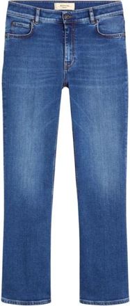 Max Mara Rapallo Jeans - Dames - Cropped Jeans - Blauw - XS - Katoen - Jeans