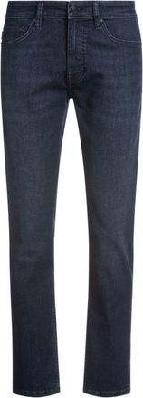 BOSS Delaware slim-fit jeans in dark-blue denim