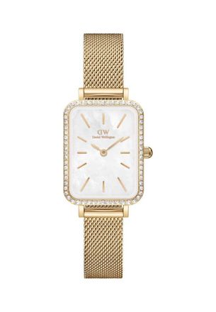 Daniel Wellington Womens DW00100668 Ladies Quadro Lumine Gold 20mm Watch - One Size