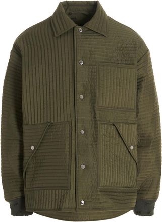 Khrisjoy Olive Chore Quilted Down Jacket