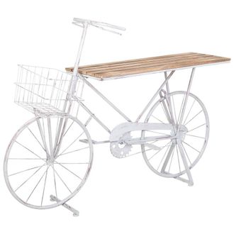 Wanderlust Deco Expositor en forma de bicicleta blanco 147x34,50x102