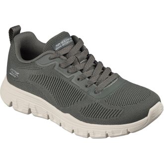 Skechers BOBS B Lite Textiele Dames Sneakers Olijfgroen