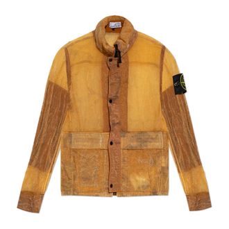 Stone Island Hombre, Chaquetas, Naranja, Talla: S