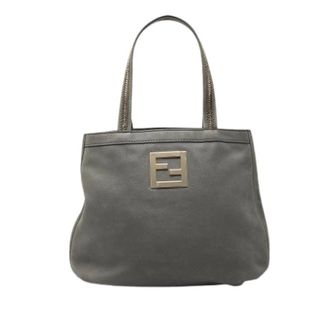 Fendi Pre-owned Leren Tote - Dames - Vintage Handtas - Grijs - ONE Size - Leer - Vintage