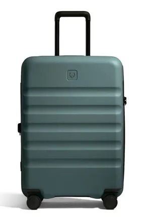 Antler Icon Stripe Medium Luggage in Glade Blue at Nordstrom