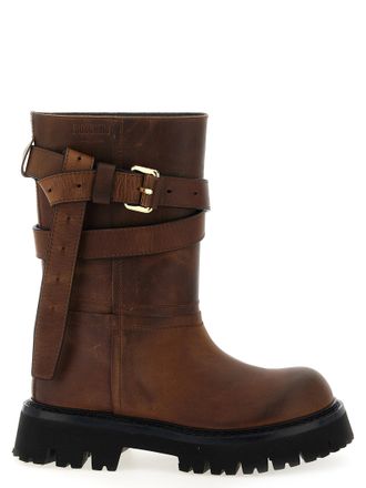 Moschino Womens Brick Boots