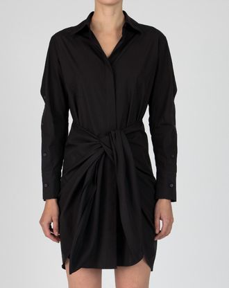 Derek Lam Charlotte Shirt Dress In Black