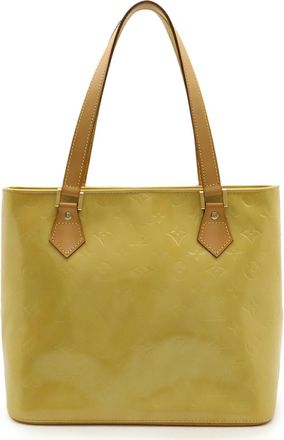 Louis Vuitton Monogram Vernis Beige Shoulder Bag Tote Bag (Pre-Owned)