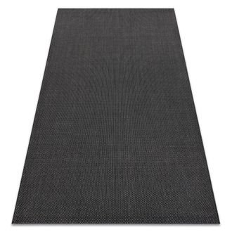 RugsX RugsX Flat Rug in Black | Size: 160 cm x 230 cm