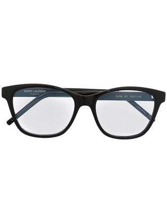 Saint Laurent Eyewear Occhiali squadrati - Nero